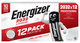 Batterij Energizer knoopcel 12xCR2032 lithium