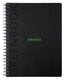 Notitieboek Rhodia Greenbook recycled A4+ lijn 160 pagina's 90gr hc