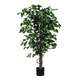 Kunstplant Mica Ficus groen in plastic pot Ø85 150cm