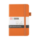 Notitieboek Sakura pocket 90x140mm lijn hard cover amber