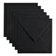 Envelop Papicolor 140x140mm ravenzwart pak à 6 stuks