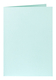 Correspondentiekaart Papicolor dubbel 105x148mm zeegroen pak à 6 stuks