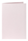 Correspondentiekaart Papicolor dubbel 105x148mm lichtroze pak à 6 stuks