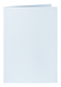 Correspondentiekaart Papicolor dubbel 105x148mm babyblauw pak à 6 stuks