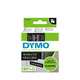 Labeltape Dymo LabelManager D1 polyester 12mmx7m wit op zwart