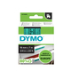 Labeltape Dymo LabelManager D1 polyester 19mm zwart op groen