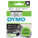 Labeltape Dymo LabelManager D1 polyester 9mm zwart op wit