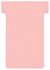 T-kaart Nobo nr.2 48mm roze 100 stuks