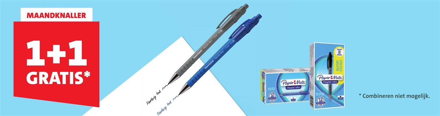 Maandknaller Paper Mate: 1+1 gratis