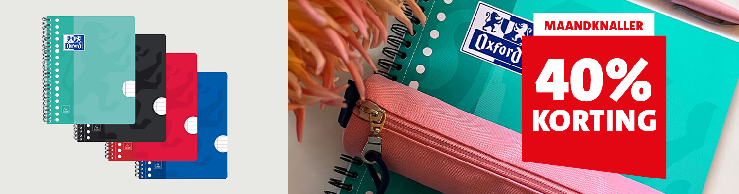 Maandknaller Oxford Collegeblok