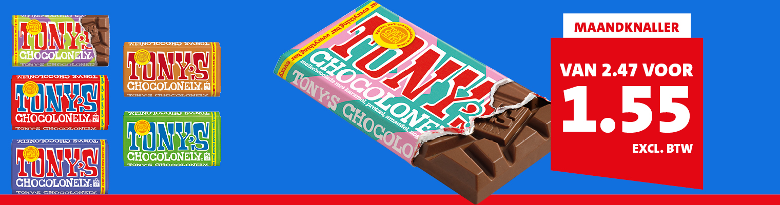 Maandknaller Tony's Chocolonely